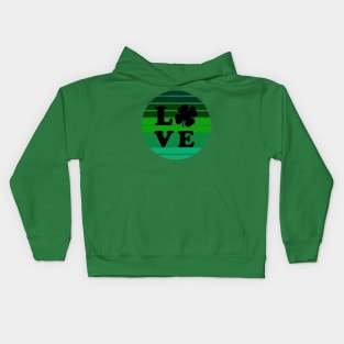 Love, Luck and Green Kids Hoodie